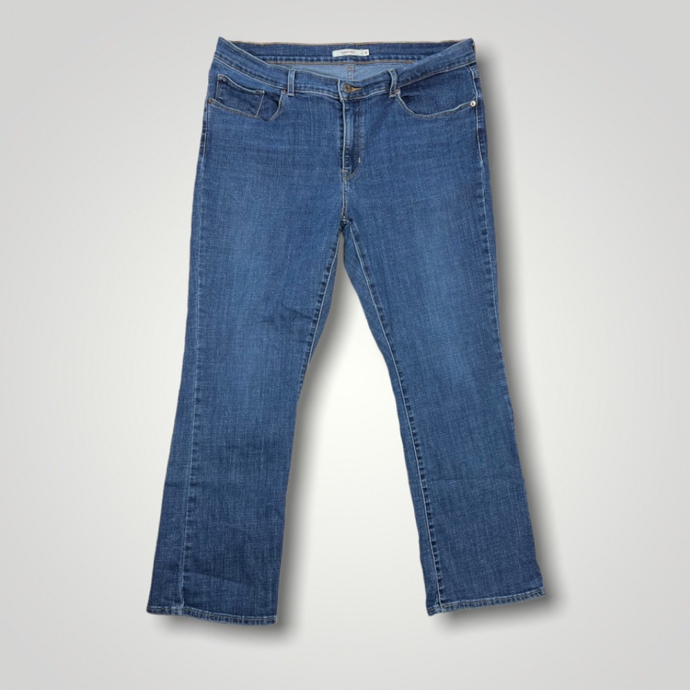 Levi’s Bootcut Jeans Women Size 16 Medium Wash High Rise Denim